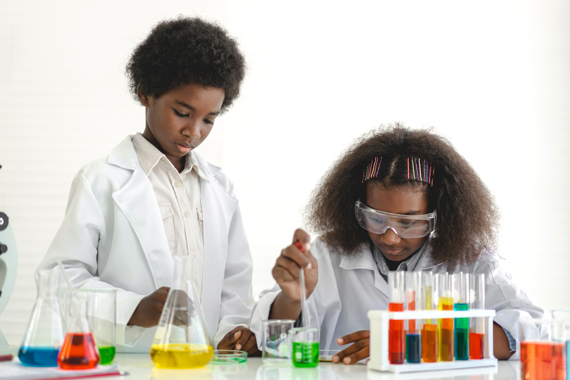 Students Learning In Laboratory